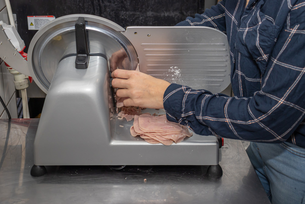 commercial meat slicer