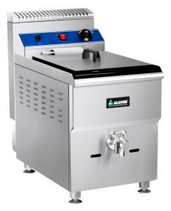 Automatic gas fryer with tap