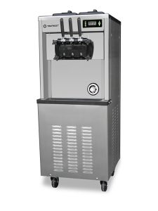 Trufrost twin twist soft serve machine without agitator