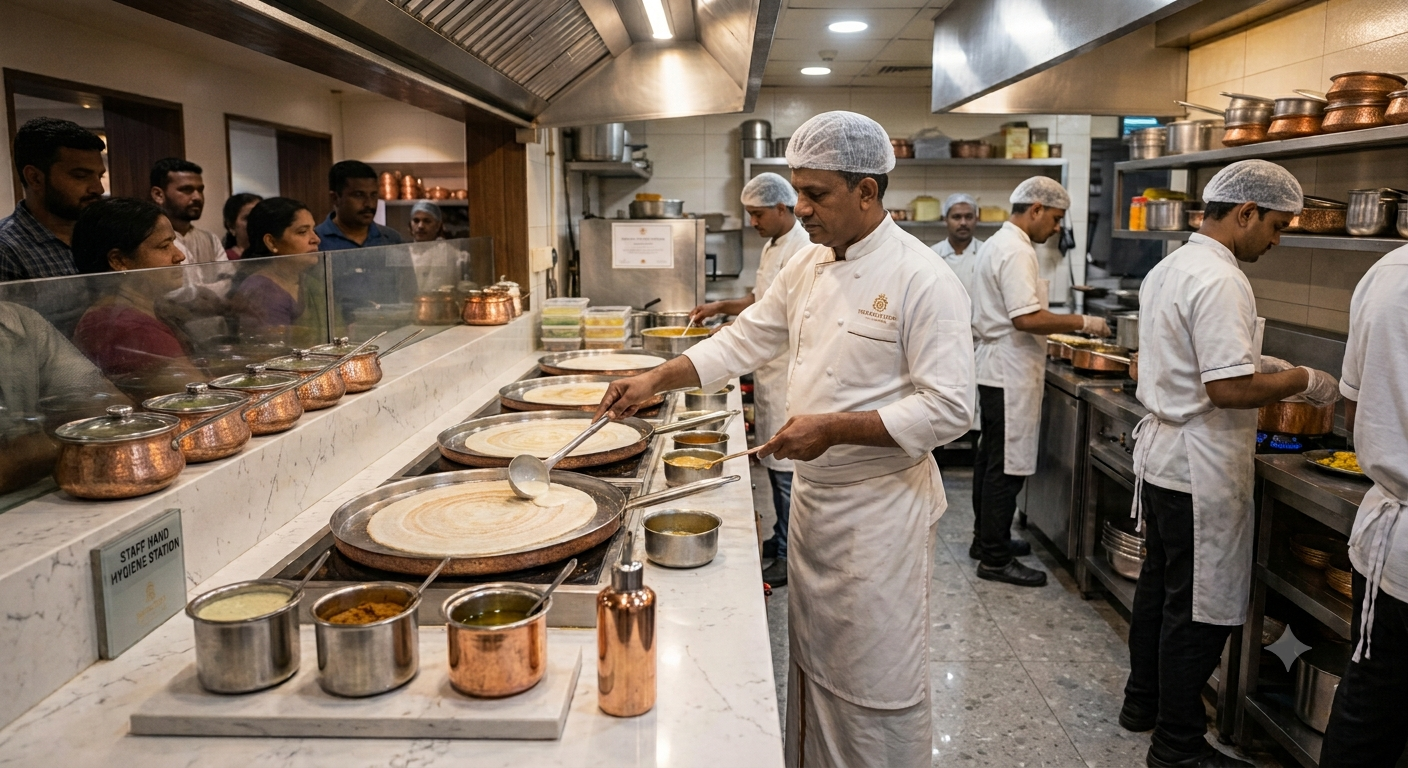 South Indian Restaurant Kitchen Setup